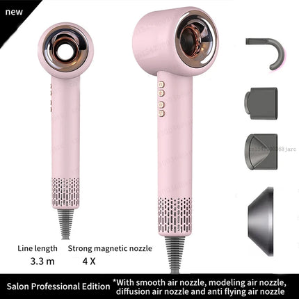 Professional Super Hair Dryer Negative Ion Quick Dry Leafless Hair dryers Salon Home Appliances Constant Temperature Hair Care