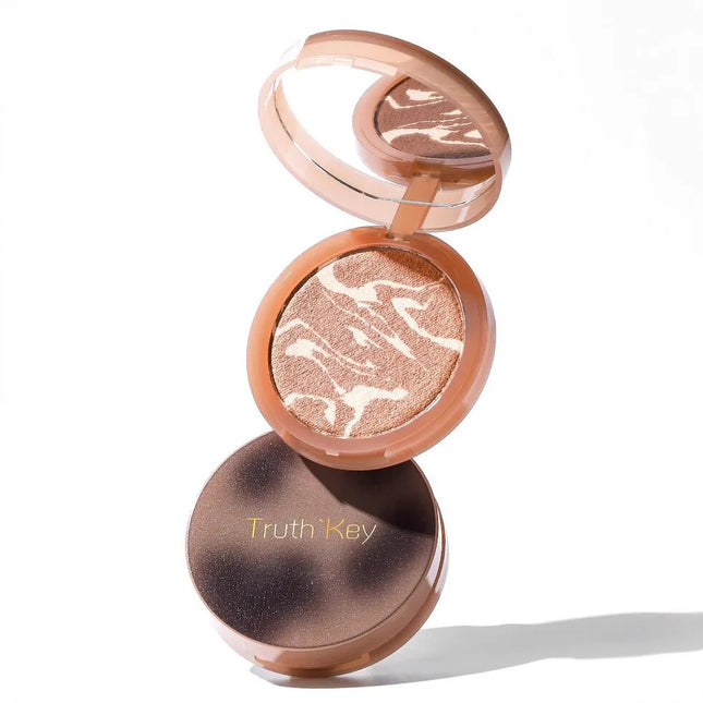 Truth'Key Mousse Bronzer,Matte Cement Brown Nose Shadow Facial Contouring Monochrome Natural Color Rendering 3D Makeup