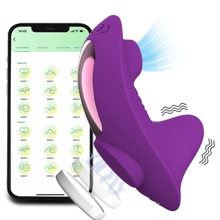 App Vibrator In Panties For Women Bluetooth Remote Control Clitoris Sucker Mini Vibro Clit Stimulator Adult Sucking Sex Toys 18+