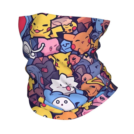 pokemoned Gengar Magic Scarf Merch Neck Gaiter  Bandana Summer Outdoor Sports Headband for Men Women Breathable