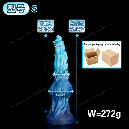 Huge Long Anal Plug/Dildo Monster Alien Large Butt Plug Silicone Suction Cup Anal Dilator G-Spot Sex Toys For Women Men Ass Toys