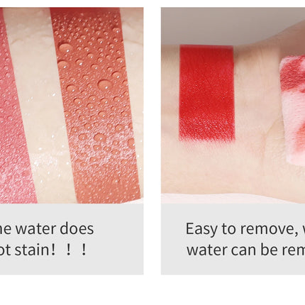 QIC Lipstick Lipliner Pen Matte Velvet Lip Liner Pencil Contour Makeup Sexy Red Lip Stick Long Lasting Cosmetics