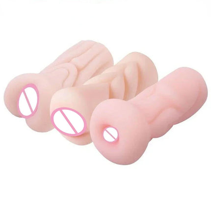 Masturbation anale vaginale orale Soft Real Vagin Pocket Pocket Pussy's Aircraft Cup masturbateur masturbateur sexe Toys for Men