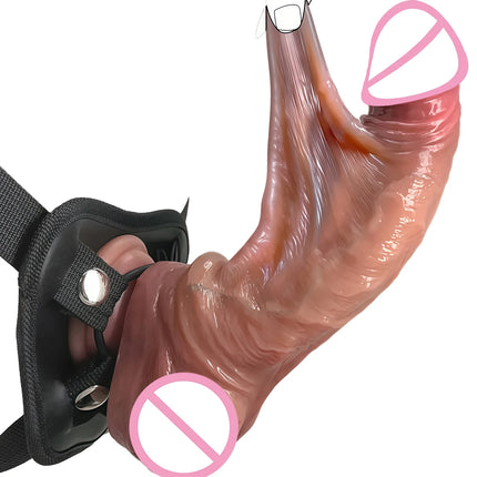 Realistic Dildos for Women Skin Sliding Foreskin Testicles Dildo Anal Vaginal Stimulation Strap on Big Penis Sex Toys for Woman