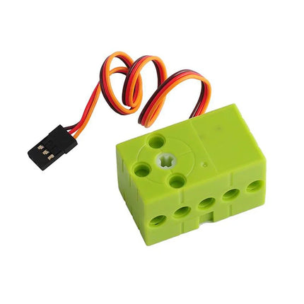 Geekservo 0.7kg Continuous Rotation Servo 360 Degree Forward Reverse Green 4.8V 6V PWM Control Compatible Microbit Smart Block