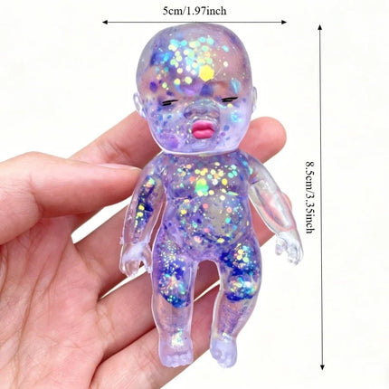 Squishy Maltose Sugar Baby Squeeze Toy Kawaii Baby Stretchable Slow Rising Fidget Toy for Adults Stress Anxiety Relief Gifts