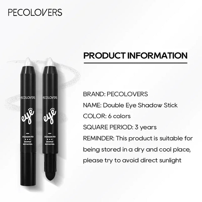 Golden Brown Pearlescent Eyeshadow Eyeliner Pencil Glitter Eye Shadow Makeup Pigment Silkworm Eyeshadow Pen