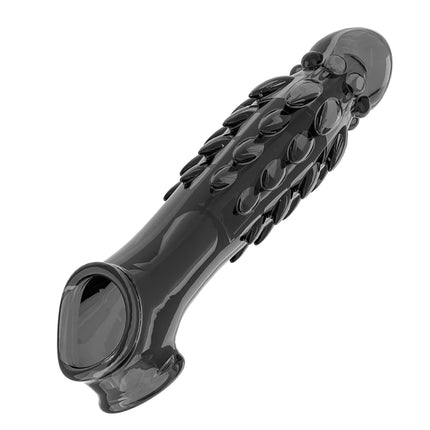 Penis Sleeve Extensions Men's Condoms Enlargement Delay Vibrators Crystal Penis Cock Ring Vibrating Penis Cover Sex Toys For Men