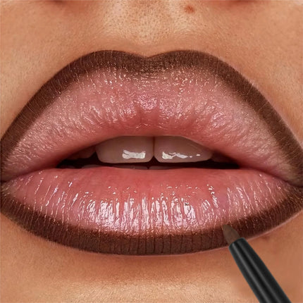 1PC Long-Lasting Matte Lip Liner Pencil - Wax Formula, Easy-Apply Lip Pencil for Precise Liner & Full Lips, Durable Makeup