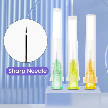Fine Needle Painless Irrigator 18G 25G 31G 32G 34G 1.5mm Disposable Syringes Eyelid Lip Face Beauty Tool