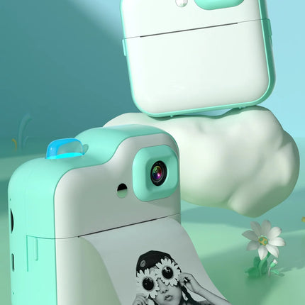 Kids Digital Camera Dual Camera HD Instant Print Camera Toys Mini Color Display Thermal Print Camera Toy Birthday Gift