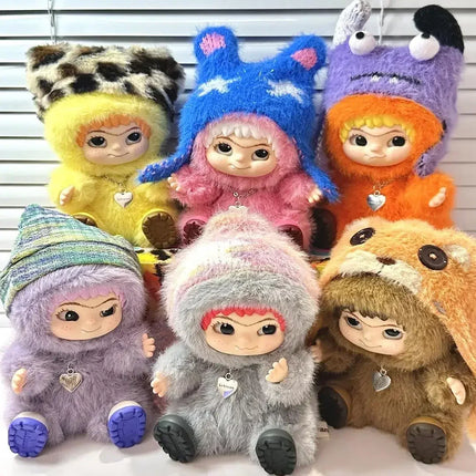 New Wakuku Plush Doll Keychain The Monsters Box Toy New Vinyl Doll Kawaii Backpack Pendant Decoration Case Gifts Cute wakuku