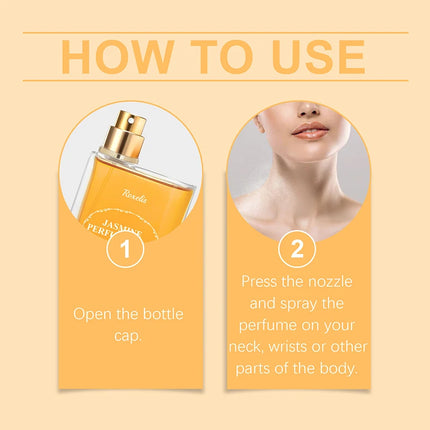 French Unisex Charm Pheromone Perfume Caramel Vanilla Special Light Perfume Fresh Lasting Charming Floral Fragranc Spray 100ml