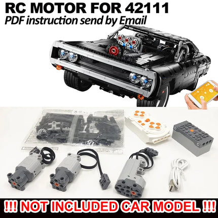 MOC 42110 Technical App Control RC Motor Set Modification Building Blocks Kit for Land SUV Defenders Rover Car DIY Bricks Toys