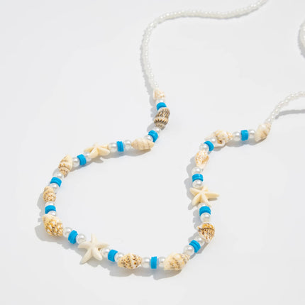 IngeSight.Z 3pcs/set Boho Starfish Conch Beads Waist Belly Chain for Women 2025 New Summer Beach Sexy Bikinis Body Jewelry Gift