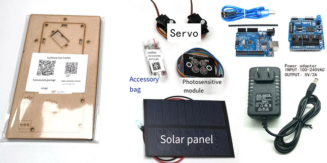 Automation Solar Tracking For Arduino Programming Robot DIY Kit Automation Learning Skills Develop Educational Electronic Sets