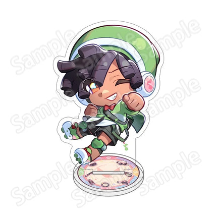 10cm Overwatch Acrylic Standee Keychain D.Va Mercy Kiriko Tracer Widowmaker Game Figure Pendant Fans Gift