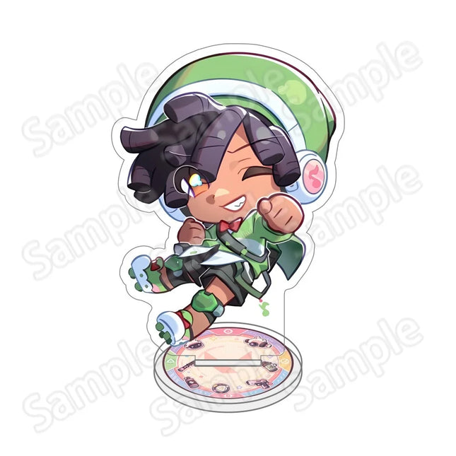 10cm Overwatch Acrylic Standee Keychain D.Va Mercy Kiriko Tracer Widowmaker Game Figure Pendant Fans Gift
