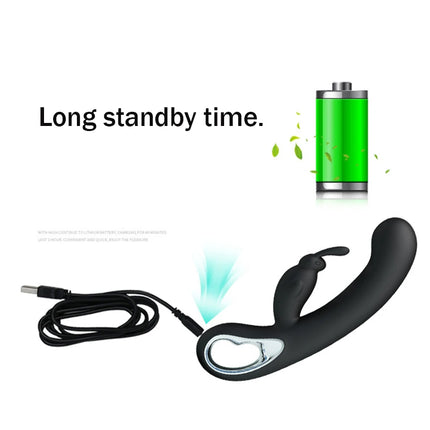 12 Speed G Spot Vibrator USB Rechargeable Powerful Dildo Rabbit Vibrator for Women Clitoris stimulation Massage Adult sex toys