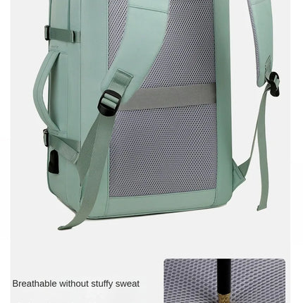 2024Men Women's Bag Large Capacity Journey Multifunction Backpack With Shoe Storage Multilayer Dry And Wet Separation Waterproof