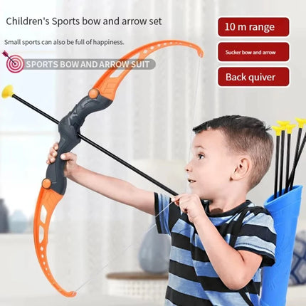 Kids Bow and Arrow Set Outdoor  Archery Toys Set for Kids Ages 4-8 8-12 with Suction Cup Arrows For Kids Adult Stress Relief