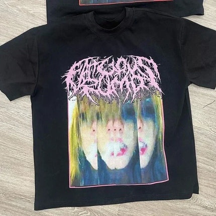 Vintage Sounds Collection Graphic T Shirts Goth Style Streetwear Harajuku Short Sleeve Y2k Tops Polo t shirt for men clothing