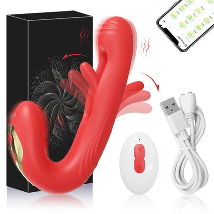 Tapping Flapping Sex Toys Vibrator for Women Clitoris Clit Sucker Stimulator Tongue Licking Oral Female Rabbit Sucking Vibrators