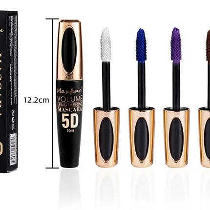 5D Mascara Makeup Waterproof Sweatproof Non-smudgy Non-smudge Natural Lengthening Lasting Cosmetics Makeup Cosmetic
