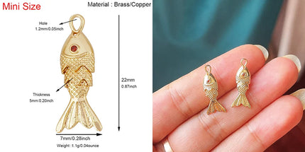 Enamel Fish Bone Squid Marine Sea Dalphin Charm Pendant,18K Real Gold Silver Plated Zircon Jewelry Finding Supplies S87 S75