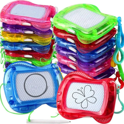 Erasable Mini Drawing Board Birthday Party Doodle Keychain Writing Board Toy Key Chain Reusable Children's Drawing Board