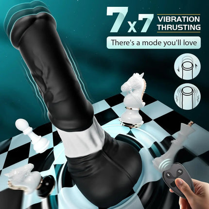 Thrusting Horse G-spot Dildo Vibrator  11.8" Monster Big Dildo Vibrations App Remote Control Suction Cup Adult Sex Toy for Women