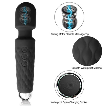 AV Vibrator for Women Vibratior Toys Massager USB Rechargeable G Spot Clit Clitoris Stimulator Female Sex Toys Adults Goods