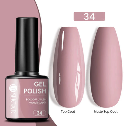 UR SUGAR 7.5ml Dark Wine Red Nail Gel Polish Autumn Gel Paint Nail Art Semi Permanent Nail Art Manicure Soak Off LED UV Nail Gel