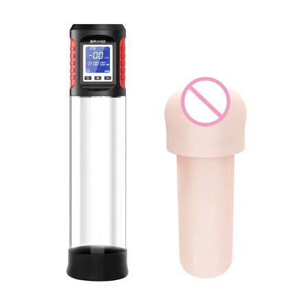 Automatic Penis Pump Suction Vacuum Male Masturbation Penis Extender Dick Erection Enhancement Trainer Adult Sex Toys
