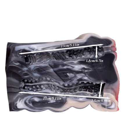 GEEBA New Dual Hole Animal Horse Masturbation Cup Soft Silicone Male Masturbator Realistic Vagina Prostate Massage Pussy Sex Toy