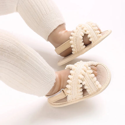 Baby Boys Girls Summer Sandals 0-12 Months First Walkers Soft Sole Breathable Casual Comfortable