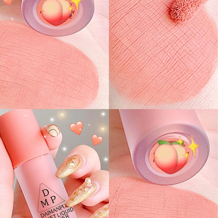 Liquid Blush Long-acting Waterproof Easy Halo Dye Brightens The Face Smooth Peach Red Female Cosmetics