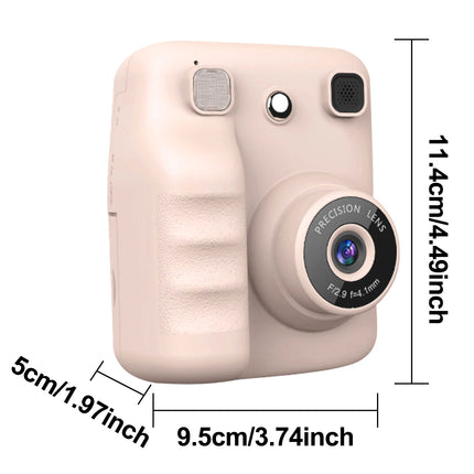 Kids Camera Instant Print,1080P Kids Instant Cameras that Print Photos,Christmas Birthday Gifts for Girls Age 3-12,Portable Toy for 3 4 5 6 7 8 9 10 Year Old Girls Boys Pink