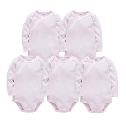 Kavkas Baby Boy Girl Clothes 0-24 Months 3/5 pcs a lot 100% Cotton Newborn Body bebe Bodysuit Long Sleeve Four Season Jumpsuit