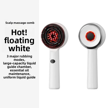 Electric massage comb household red bald skin liquid guide comb micro-current head massager hair brushesbrosse a cheveux