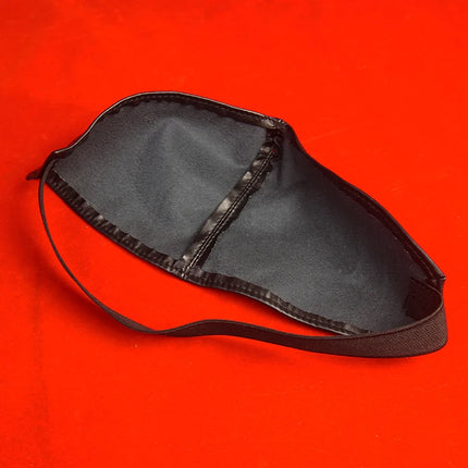 BDSM Blackout Blindfold,Faux Leather Eye Mask Bondage Restraints,Sex Toys for Couples,Role Play