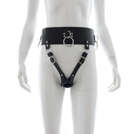 Women Bdsm Bondage Restraints Harness Erotic Sex Toy Forced Orgasm Belt Female Chastity Belt Wear Fixing Trap Strapon Underwear