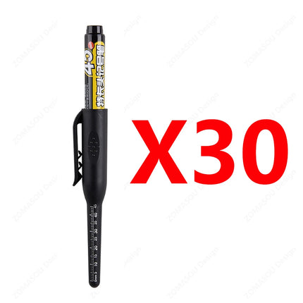 100-1Pcs 45mm Long Nib Head Carpenter Marker Pens White/Black/Blue/Red Hole Marker Pen for Measuring Woodworking Hand Tools