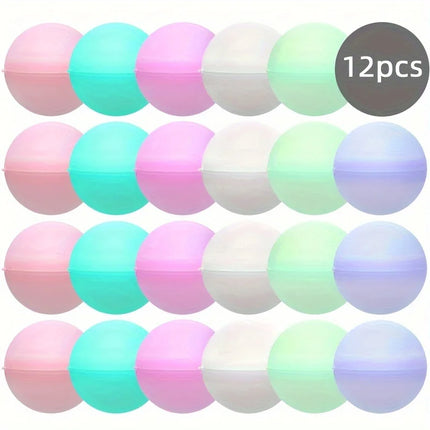Reusable Water Balloons Toys Silicone Refillable Water Balls Beach Pool Toys Kids Summer Outdoor Activities Water Games Toy