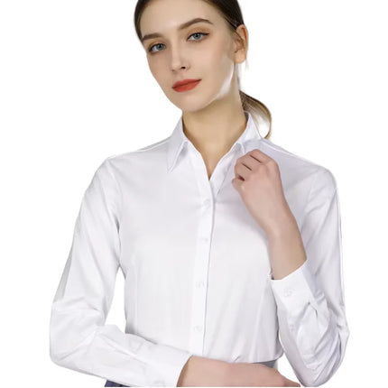 No-Iron Anti-Wrinkle 8XL New Fabric 50% Bamboo Fiber 46%Polyester 4%Spandex Men Shirts Long Sleeve Business work shirt Soft Cozy