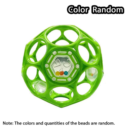 Baby Hollow Sensory Ball,Soft Grasping Ball Toy with Rattle,Early Development Hand-Eye Coordination Toy for Boy&Girl Toys