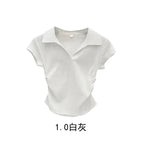 White grey / L