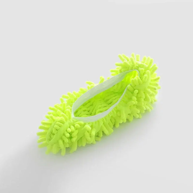 2pcs Dust Cleaner Grazing Slippers House Bathroom Floor Cleaning Mop Slipper Lazy Shoes Cover Chenille Duster Cloth