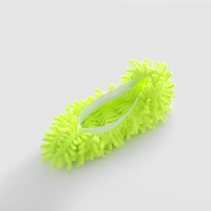 2pcs Dust Cleaner Grazing Slippers House Bathroom Floor Cleaning Mop Slipper Lazy Shoes Cover Chenille Duster Cloth