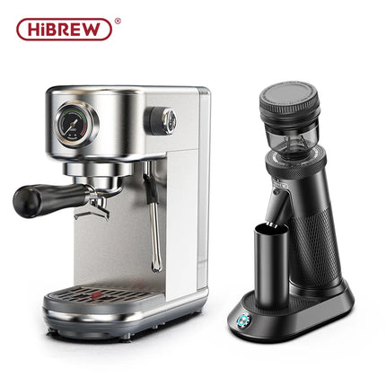 HiBREW 20Bar Semi Automatic Espresso Coffee Machine Temperature Adjustable Cold/Hot Super Slim Coffee Maker Cappuccino H10B